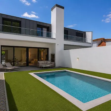 Center Caparica House - Pool - 3min וילה קוסטה דה קפאריקה